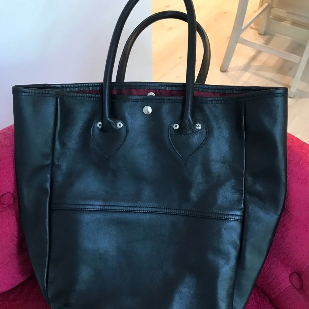 Perfecto by Schott NYC black leather bag